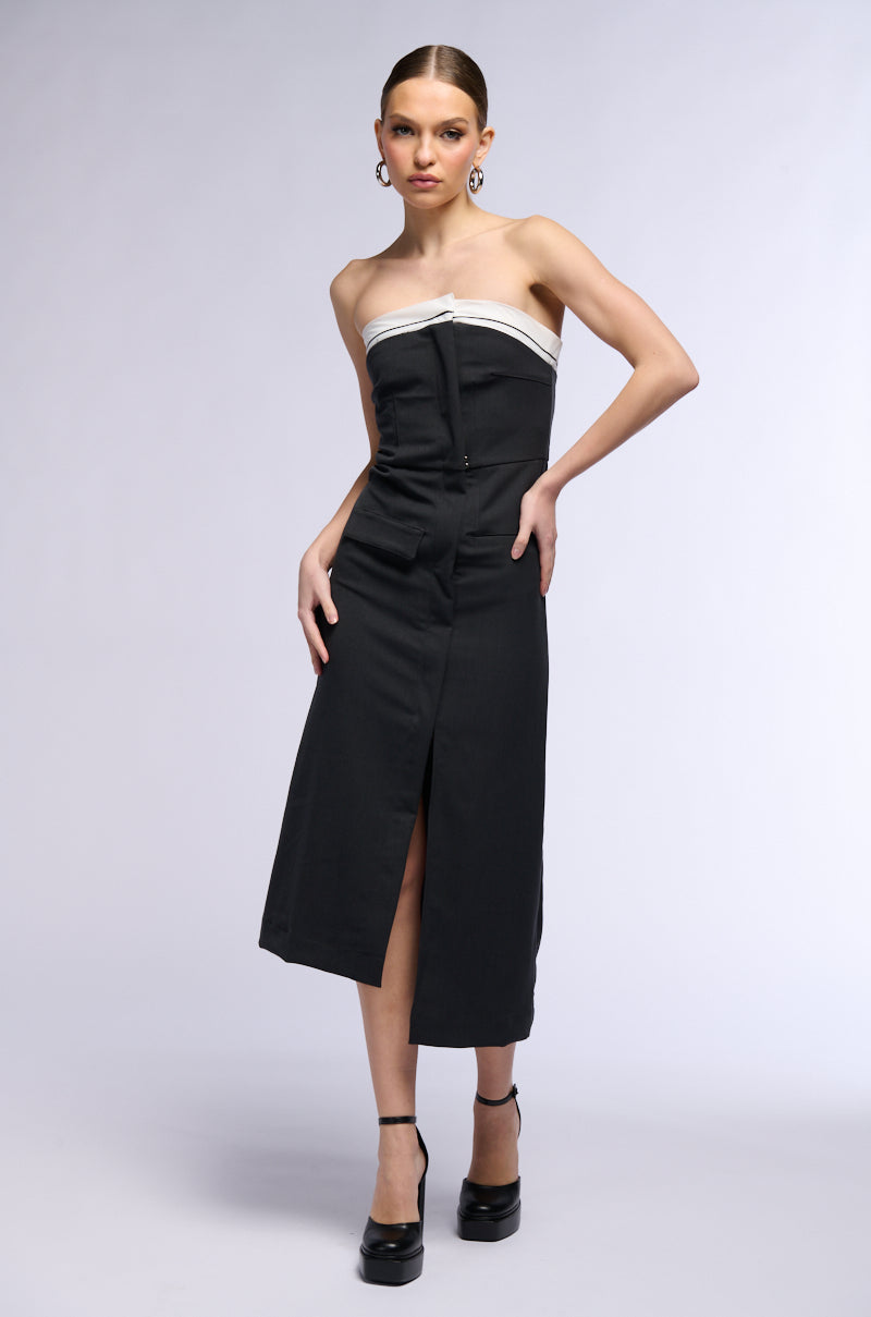 SHE MEANS BUSINESS MIDI DRESS – AKIRA SHE MEANS BUSINESS MIDI DRESS – AKIRA