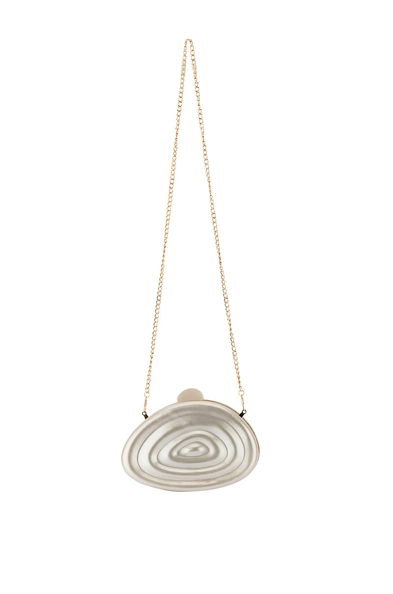 Side View She Sells Sea Shells Acrylic Clutch