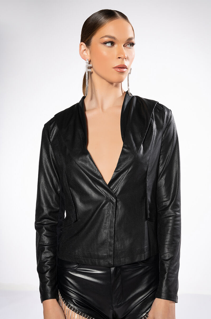 Side View Shes Back Stretch Blazer