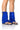 Front View Shes Different Rhinestone Sheath Sandal In Blue