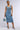 Front View Shes Got It Shredded Denim Midi Dress