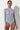 Front View Shes Gotta Have It Mesh Bodysuit  in Baby Blue