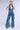 Front View Shiloh Floral Denim Jumpsuit