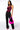 Side View Shimmy Shimmy Sequin Handkerchief Top In Pink