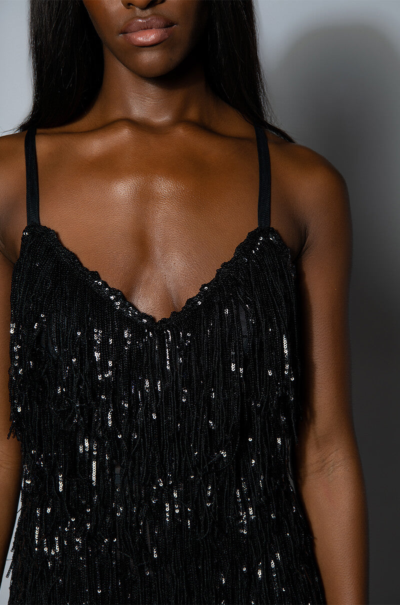 Extra View Show Up Fringe Mini Dress 11