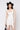 Front View Shy Girls Only Ribbed Tank Dress in White