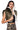 Front View Simply Aspen Sherpa Lined Crop Vest