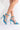 Side View Sinful Pleasures Strappy Stiletto Sandal In Blue