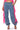 Front View Skater Girl Denim Drawstring Pant