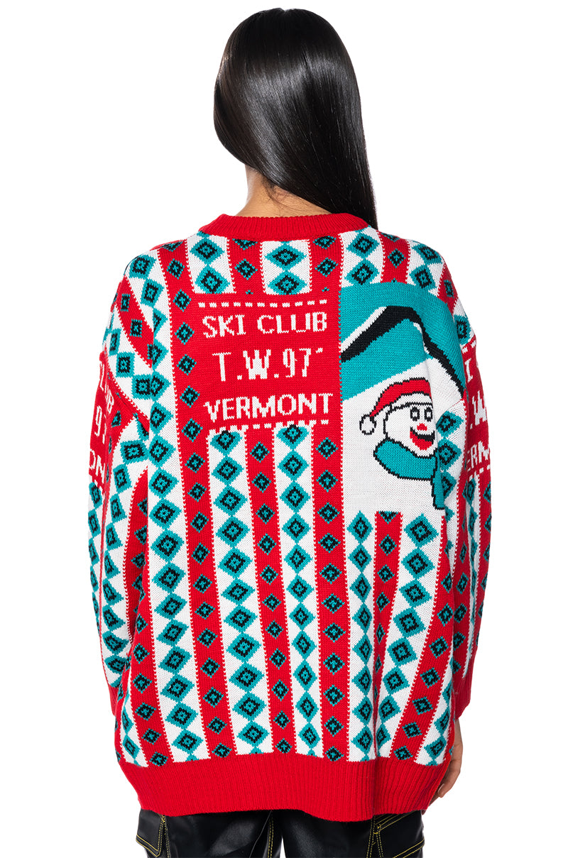 Full View Ski Club Holiday Sweater