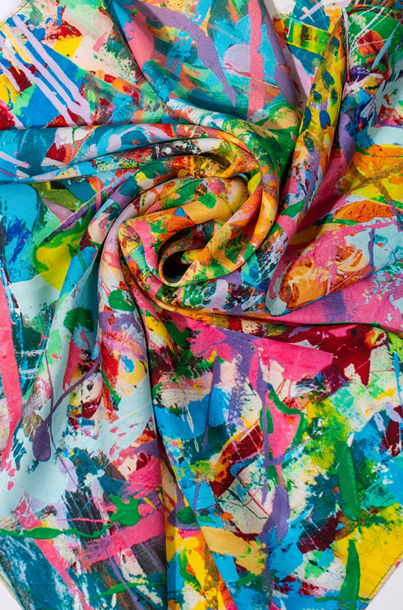 Detail View Skyart X Akira Make Your Mark Scarf 3
