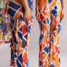 Front View Skyart X Akira Wide Leg Ruffle Leggings