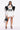 Back View Slay Day Mini Dress With Corset Top