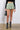 Front View Sleep Walking Suede Mini Skort