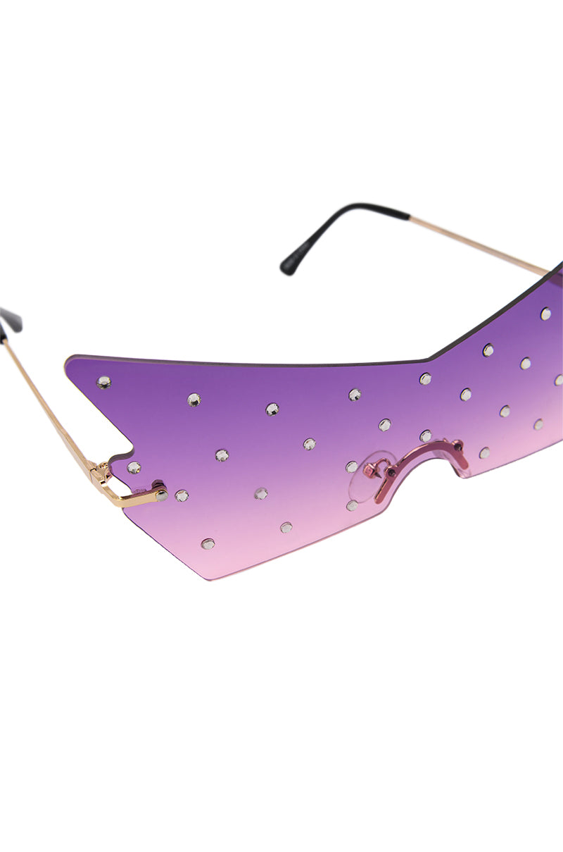 Detail View Slight Work Embellished Sunnies