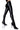 Front View **slim Fit** Azalea Wang Love Is In The Air Sexy Stiletto Pant Boot In Black Pu