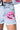 Extra View Smiley Face Denim Shorts