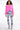 Extra View Smiley Faces Rhinestone High Rise Straight Leg Jeans