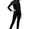 Front View Smooth Operator Velvet Jumpsuit