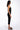 Back View Smoothed Out Ribbed Double Layer Midi Dress