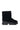 Side View Snow Cozy Sherpa Bootie In Black