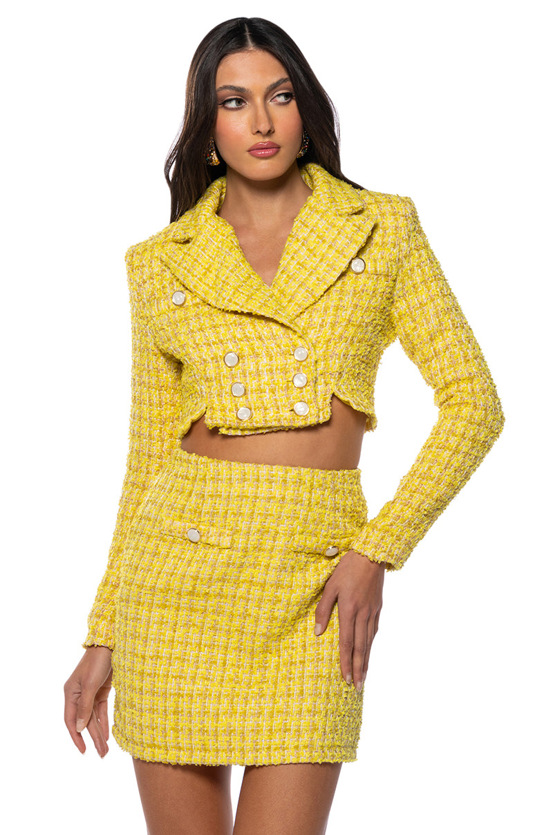 SO CHER TWEED MINI SKIRT SET view 0