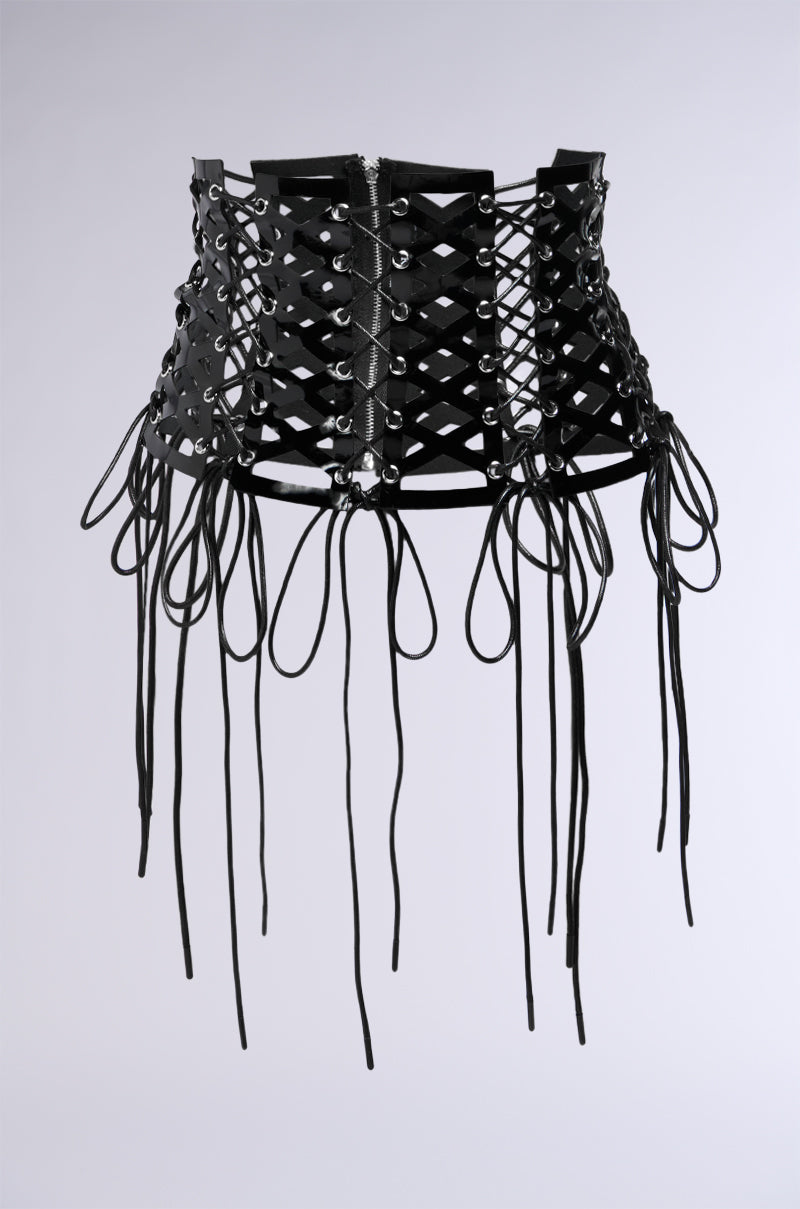 Detail View So Femme Laceup Belt