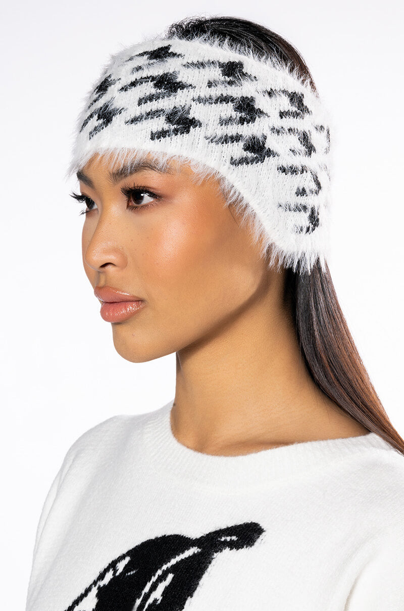 Front View So Soft Fuzzy Headband