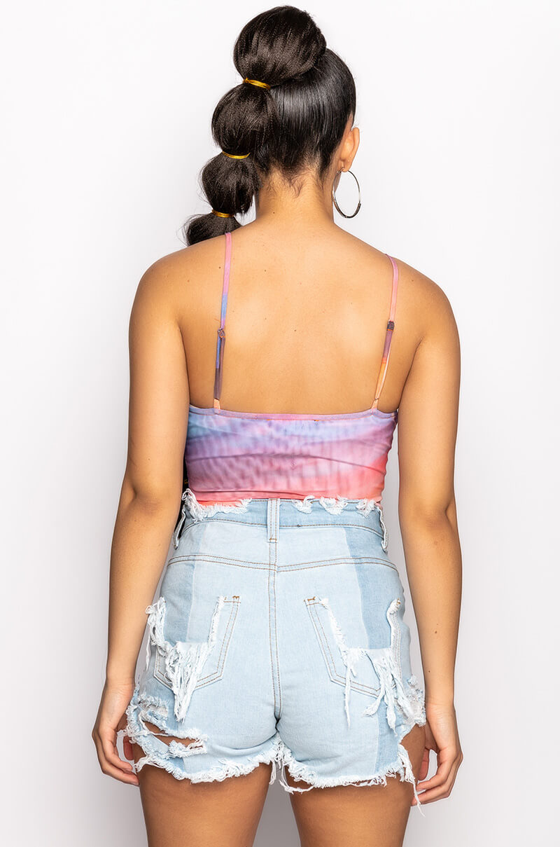 Extra View Sol Square Neck Mesh Bodysuit