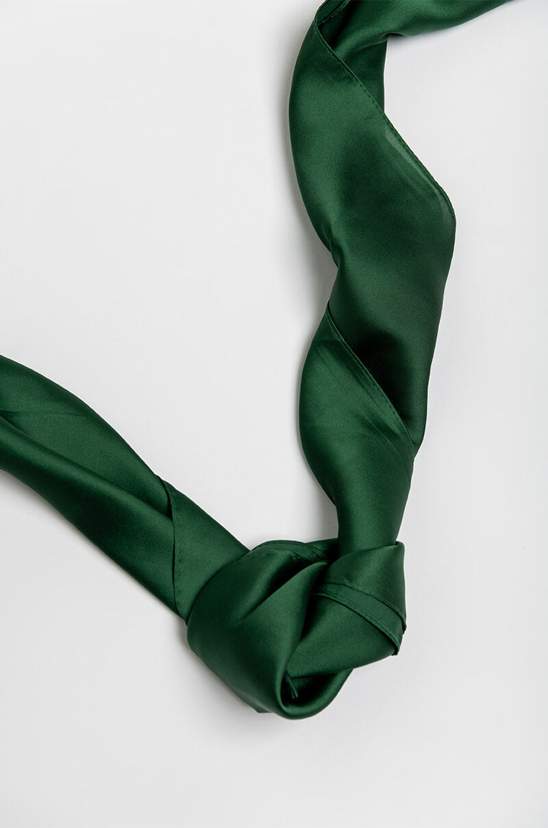 Back View Solid Lightweight Scarf