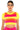 Front View Something About The Sun Short Sleeve Sweater