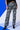 Front View Something Different Metallic Detailed Jeans