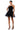 Side View Something Light Tulle Mini Dress In Black