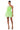 Side View Something Light Tulle Mini Dress In Light Green