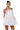 Front View Something Light Tulle Mini Dress In White