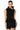 Front View Sophisticated Woman Sleeveless Belted Vest Top