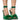 Front View Sorrenti Feather Lace Up Sandal In Green