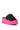 Back View Sour Candy Chunky Slip On Flatform Sandal In Pink