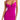 Front View South Beach Ruched Mesh Midi Dress