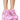 Front View Space Candy Pink Embellished Sneaker