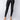 Front View Spanx Faux Leather Moto Leggings in Black