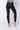 Back View Spanx Faux Leather Moto Leggings in Black