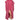 Front View Spark For Life Knit Glitter Duster In Pink