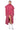 Front View Spark For Life Knit Glitter Duster In Pink