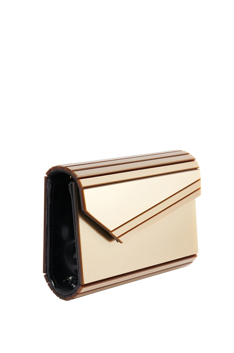 Back View Speed Chase Metallic Clutch 5