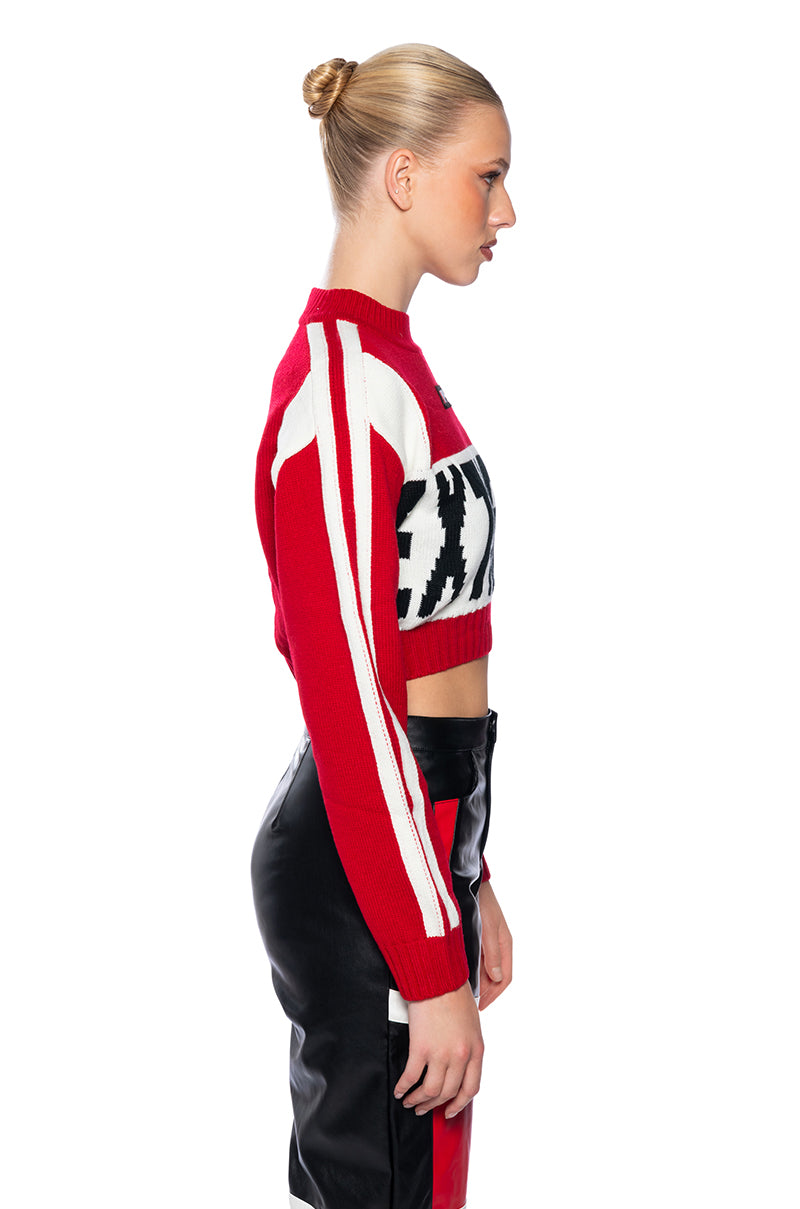 Detail View Speed Up Extreme Graphic Sweater