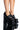 Front View Spicegirl Chunky Croc Loafer In Black