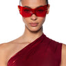 Front View Spicy Sunglasses In Red