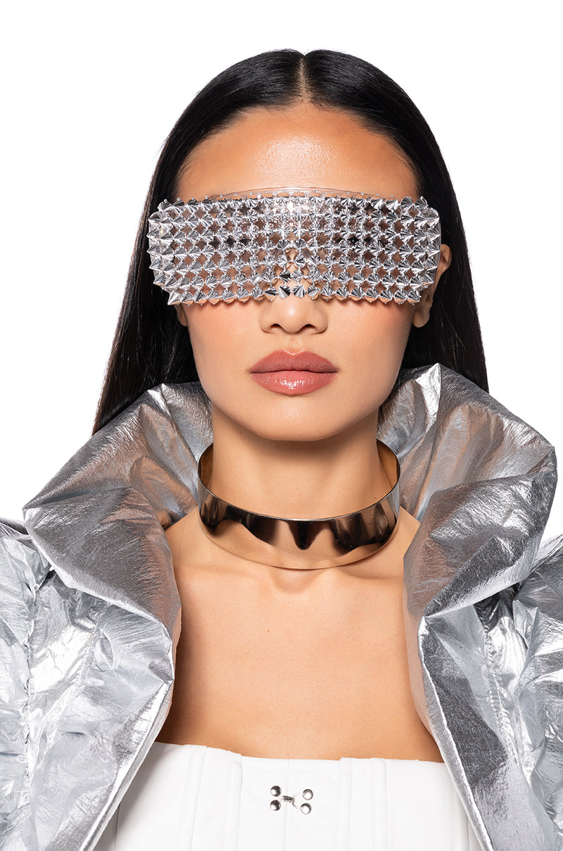 Front View Spiked Vision Glasses