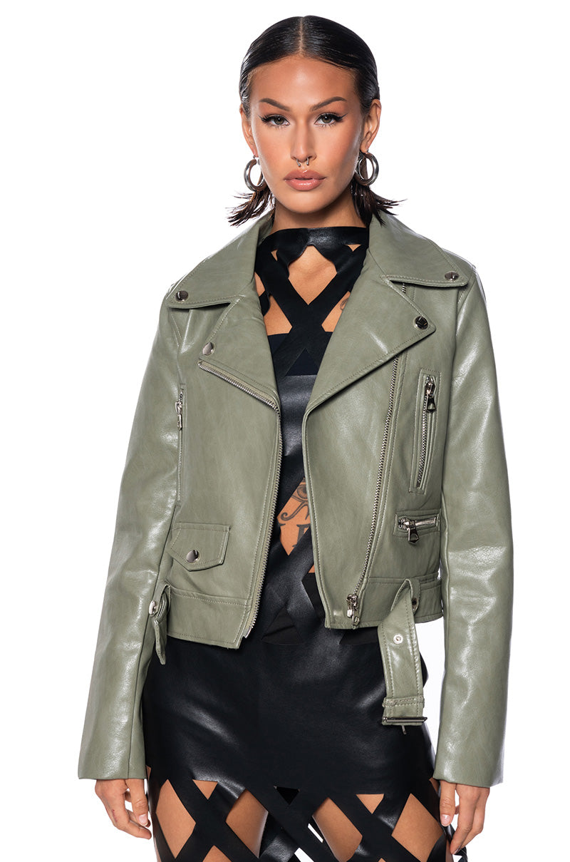 AZALEA WANG FORWARD SPRING MOTO JACKET view 0